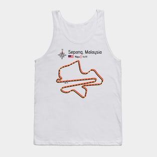 Grand Prix track - Sepang Malaysia Tank Top